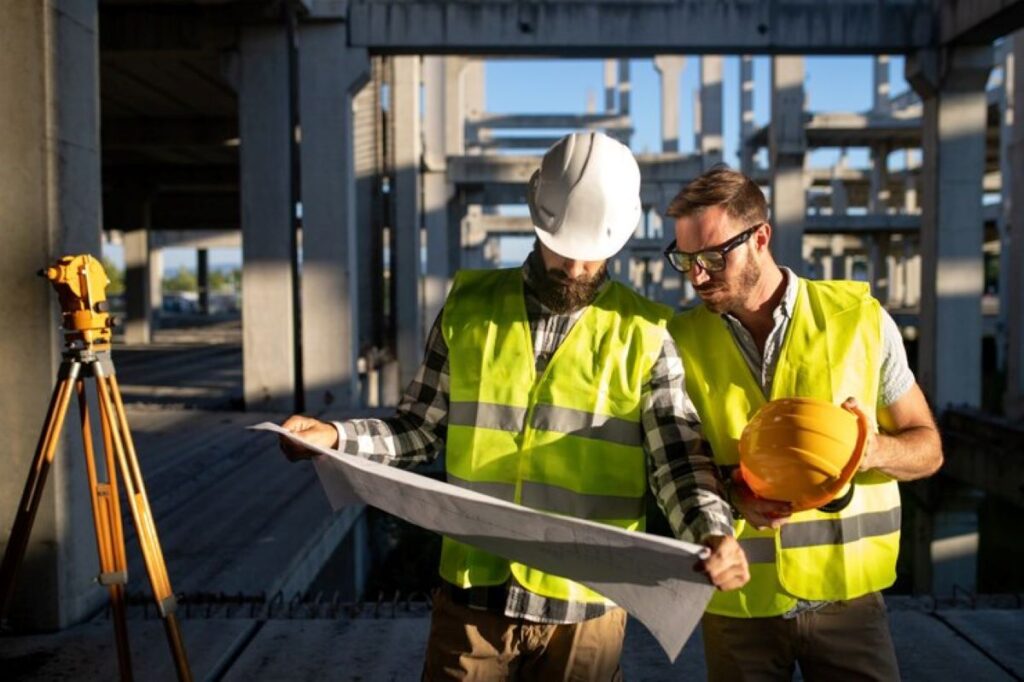 Construction surveyors