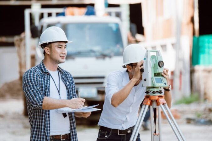 Construction surveyors