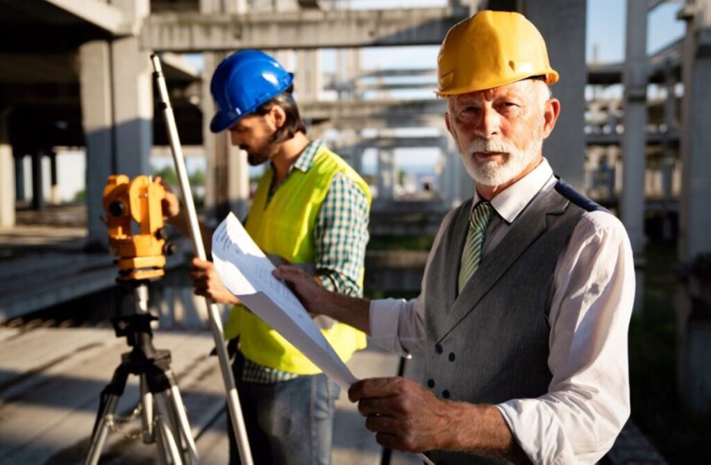 Construction surveyors